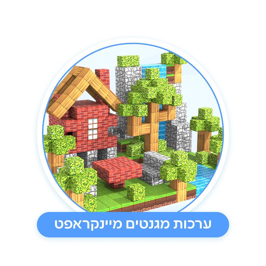 ערכות מגנטים מיינקראפט - BlocKids