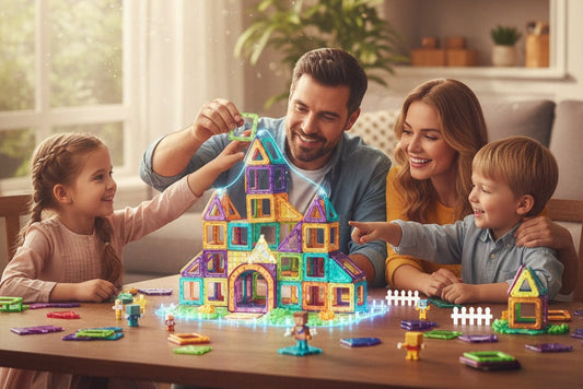 זמן איכות עם קוביות הרכבה: 5 פעילויות לבנייה משפחתית