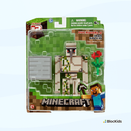 דמות מיינקראפט גולם הברזל המגן של הכפר - BlocKids