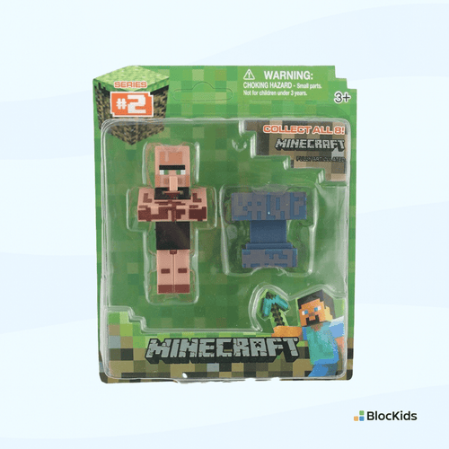 דמות מיינקראפט הכפרי משוטט חסר המקצוע - BlocKids